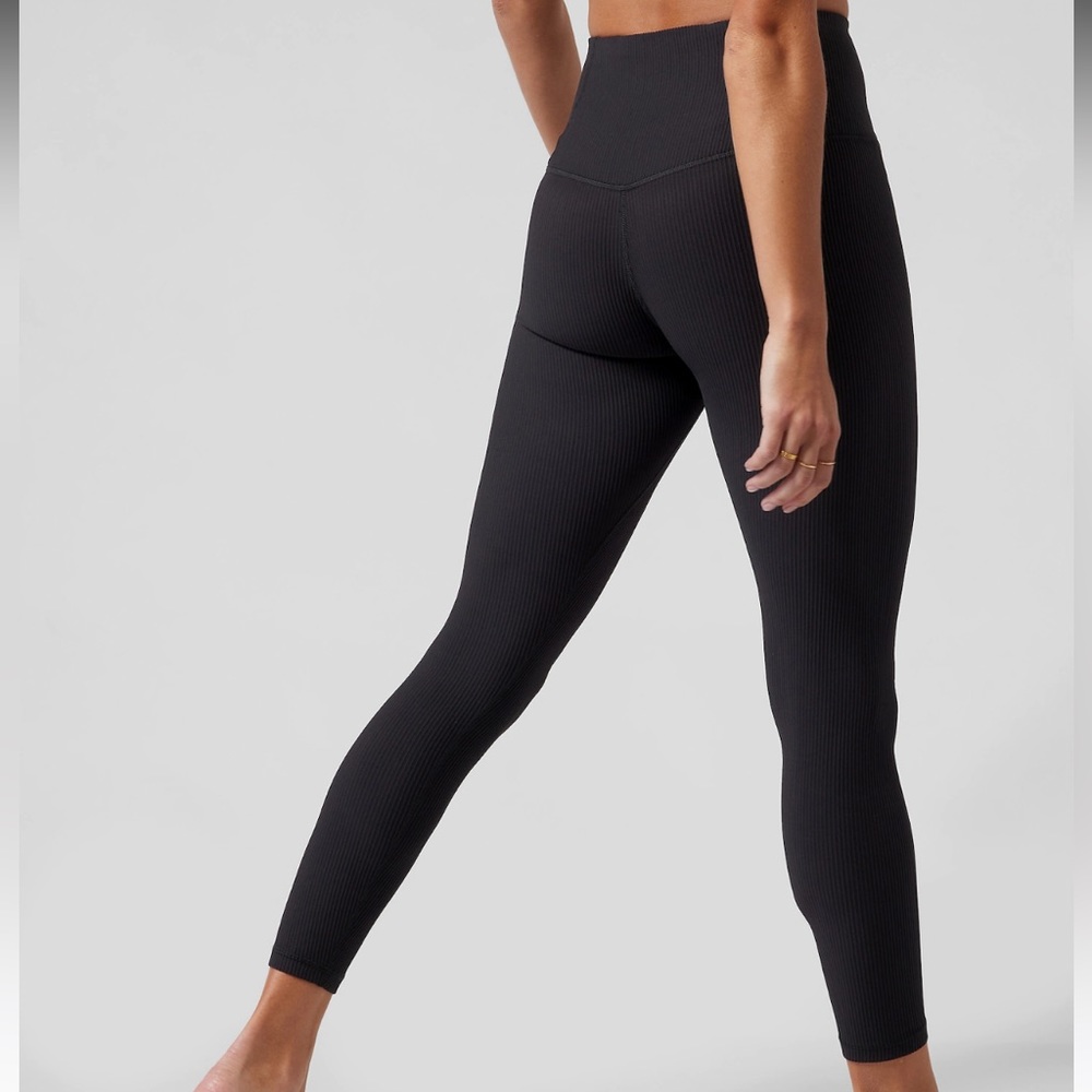 Athleta Elation Rib Tight XXSP Black